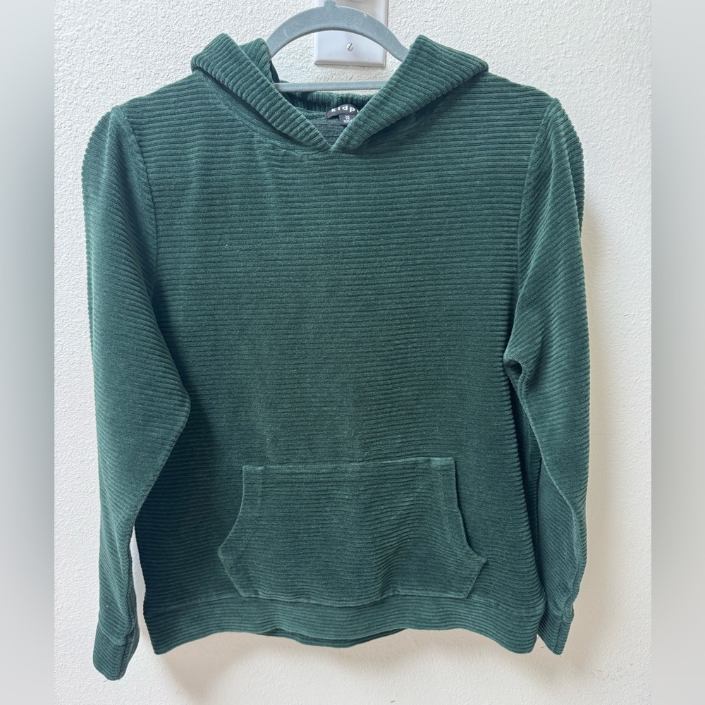 Kidpik Forest Green Corduroy Sweater
